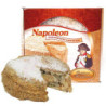 Torte "Napoleon" mit Cremefüllung – gezuckerte Kondensmilchgeschmack
