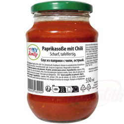 MY FAMILY Paprikasoße mit Chili. Scharf, tafelfertig
