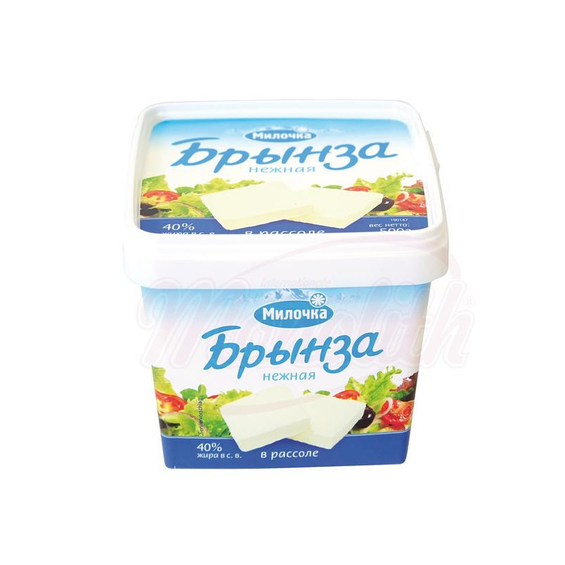 Weißkäse in Salzlake "Brinsa neschnaja" 40% Fett i.Tr