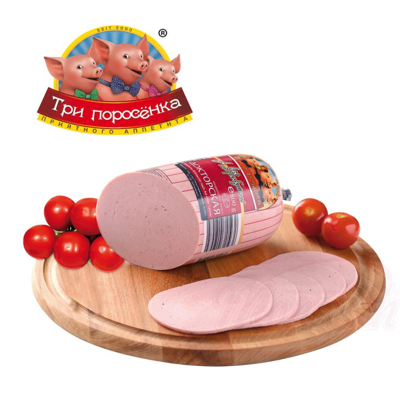 Fleischwurst "Doktorskaja" einfach mit Trinkwasser und Kartoffelstärke