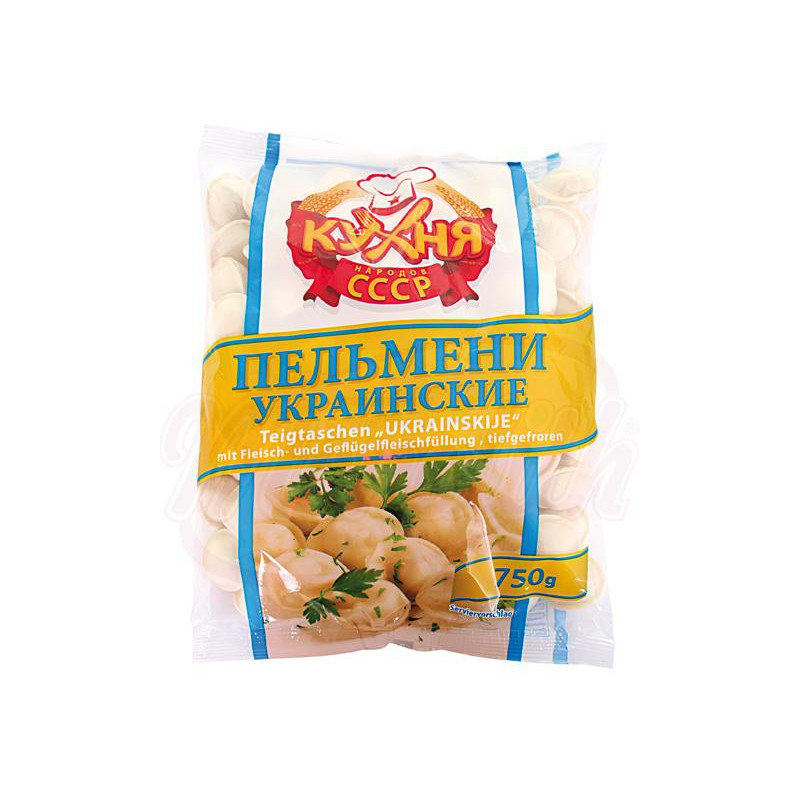 Teigtaschen "Pelmeni Ukrainskie" Fleisch- und Geflügelfleischfüllung