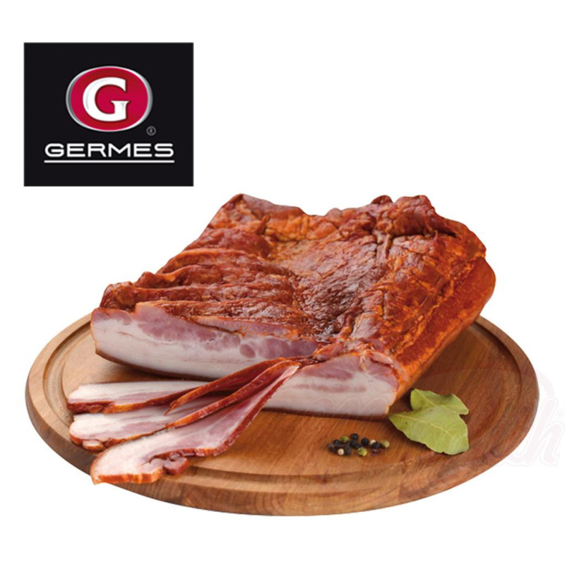 Schweinebauch "Brjuschina koptschonaja", gepökelt und heißgeräuchert