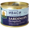 Sardinops (Heringsfisch) - Stücke mit Haut und Gräten in eigenem Saft