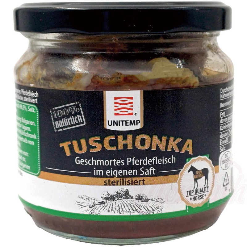 Tuschonka – Geschmortes Rindfleisch im eigenen Saft, große Stücke, sterilisiert