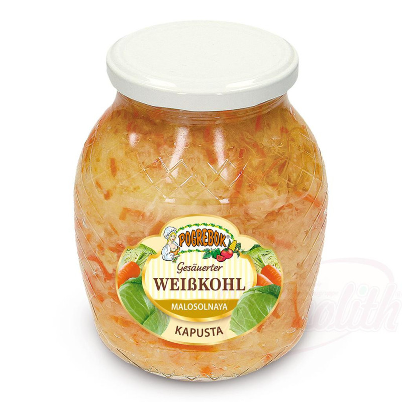 POGREBOK Gesäuerter Weißkohl "Malosolnaja"