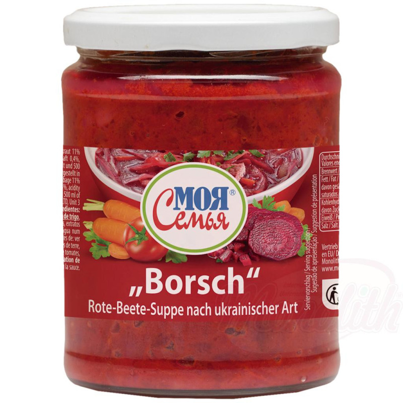 MOJA SEMJA Rote-Beete-Suppe "Borschtsch" nach ukrainischer Art