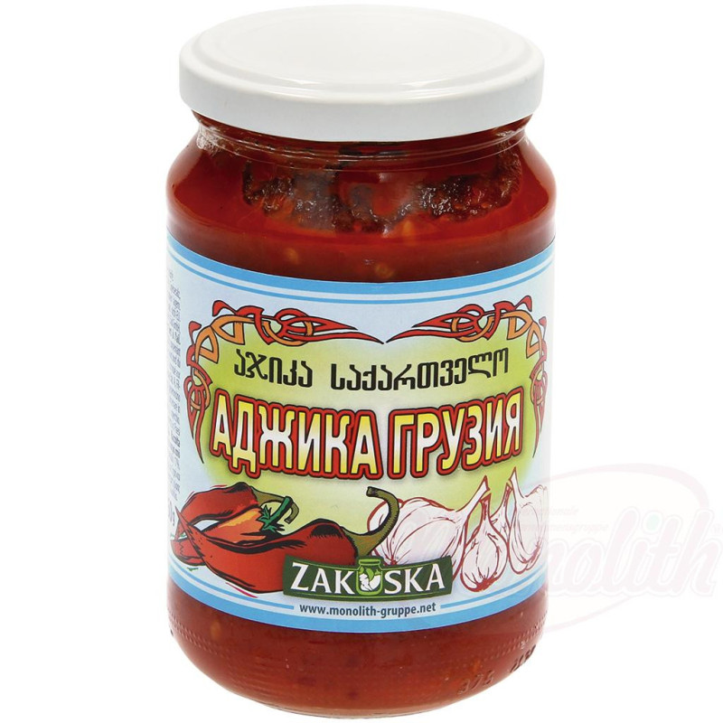 Chilizubereitung mit Knoblauch "Adgika Grusija"