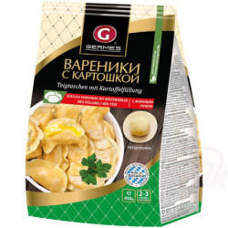Вареники с картошкой, продукт глубокой заморозки