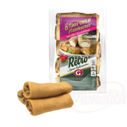 Блинчики с творожной начинкой, продукт глубокой заморозки