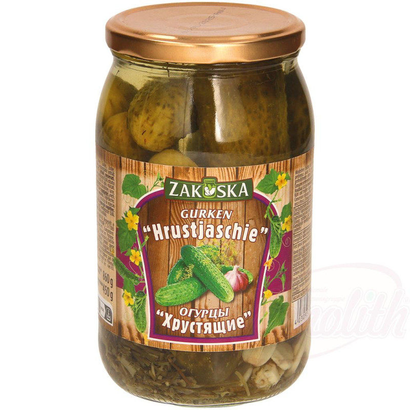 Eingelegte Gurken "Hrustjaschie"