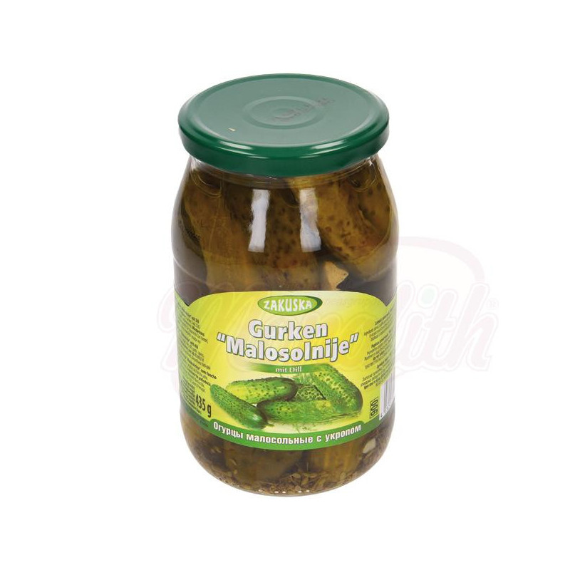 Eingelegte Gurken "Malosolnije" mit Dill