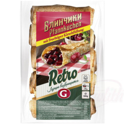 Блинчики с вишнёвой начинкой, продукт глубокой заморозки