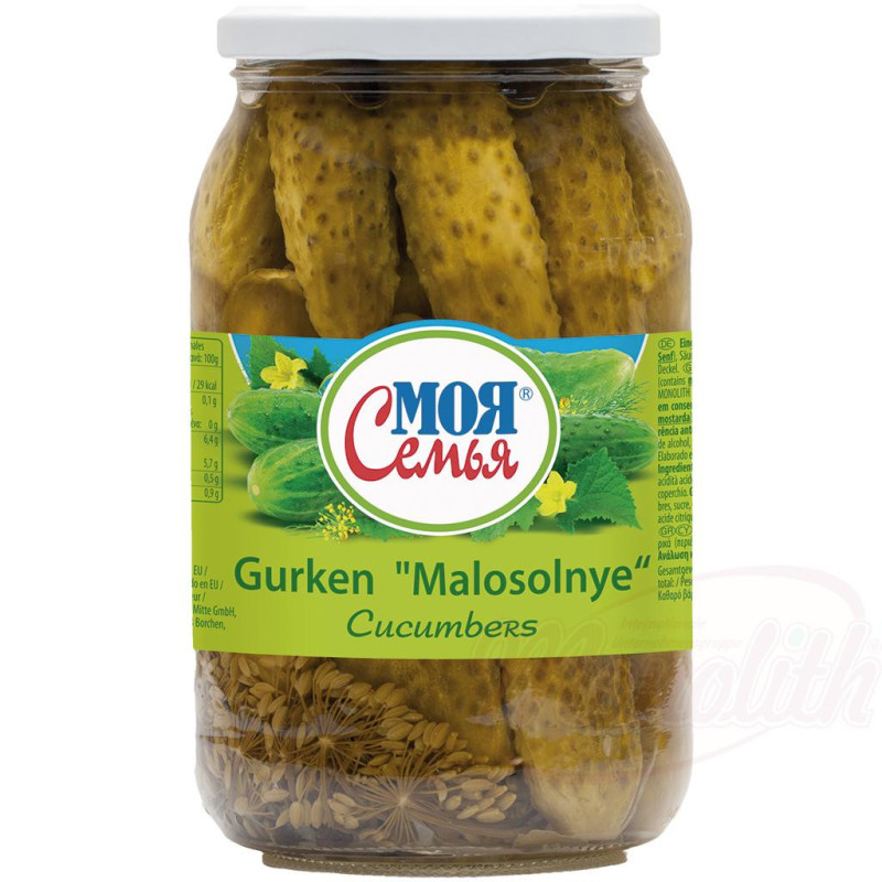MOJA SEMJA Маринованые огурцы "Malosolnye"