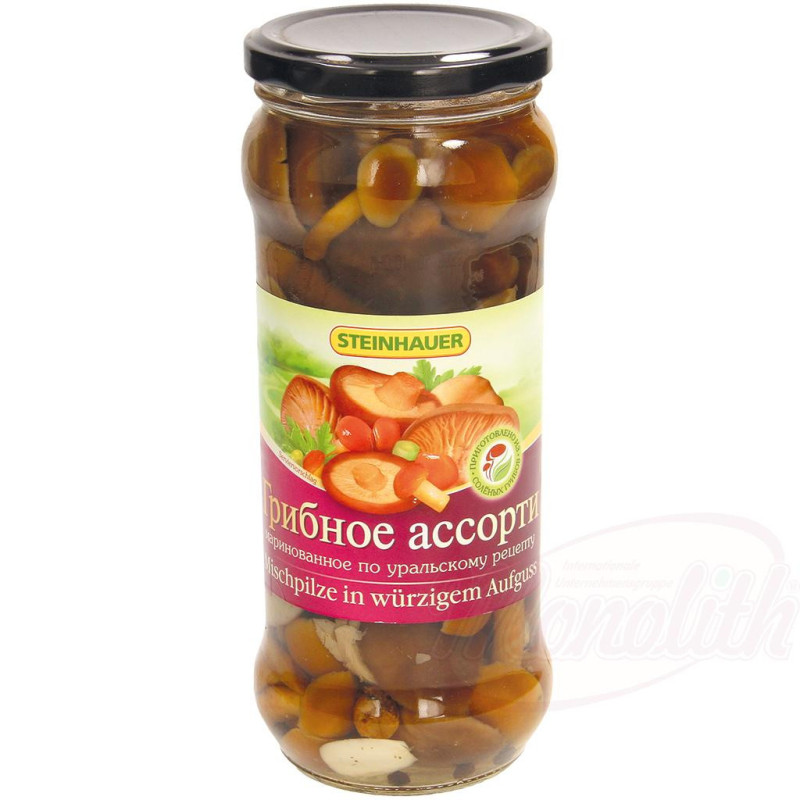 Mischpilze in würzigem Aufguss