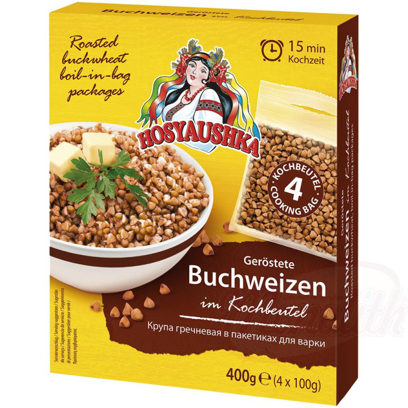 Buchweizen geröstet, im Kochbeutel