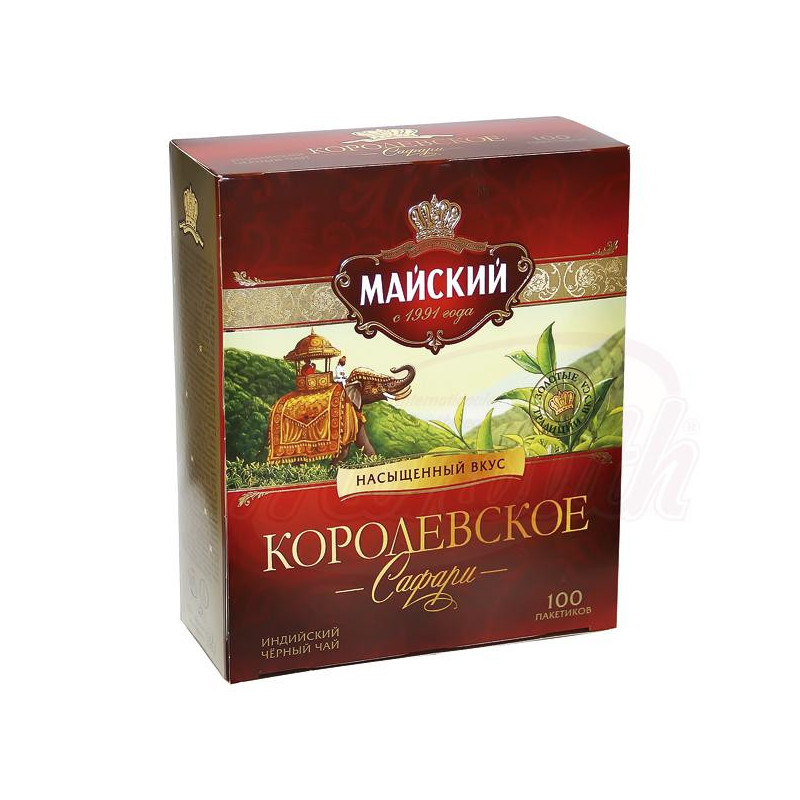 Schwarzer indischer Tee "Korolewskoje Safari" 100Btl