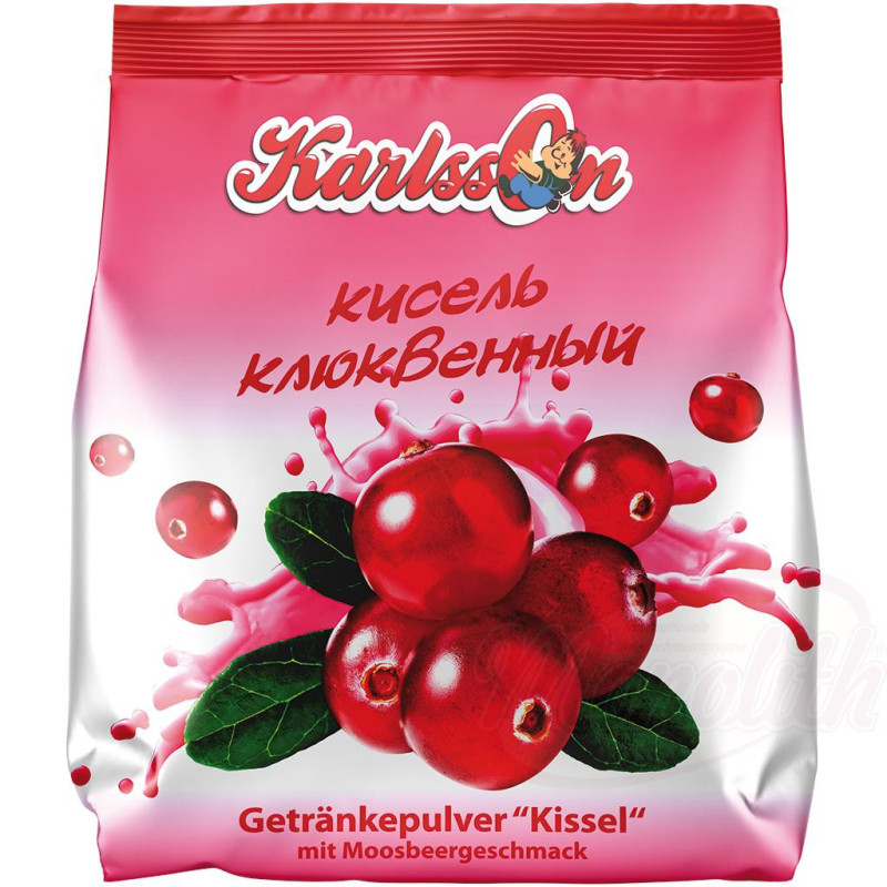 Getränkepulver "Kissel" mit Moosbeergeschmack