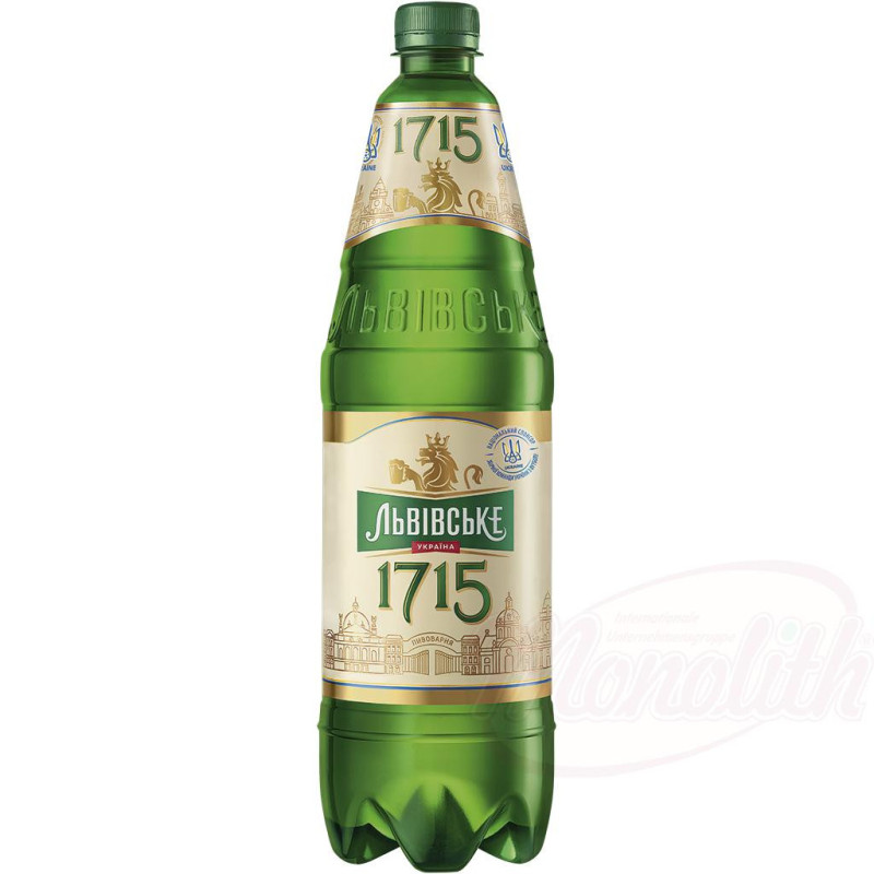 Ukrainisches Bier "LVIV 1715" hell, pasteurisiert, 4,5% vol