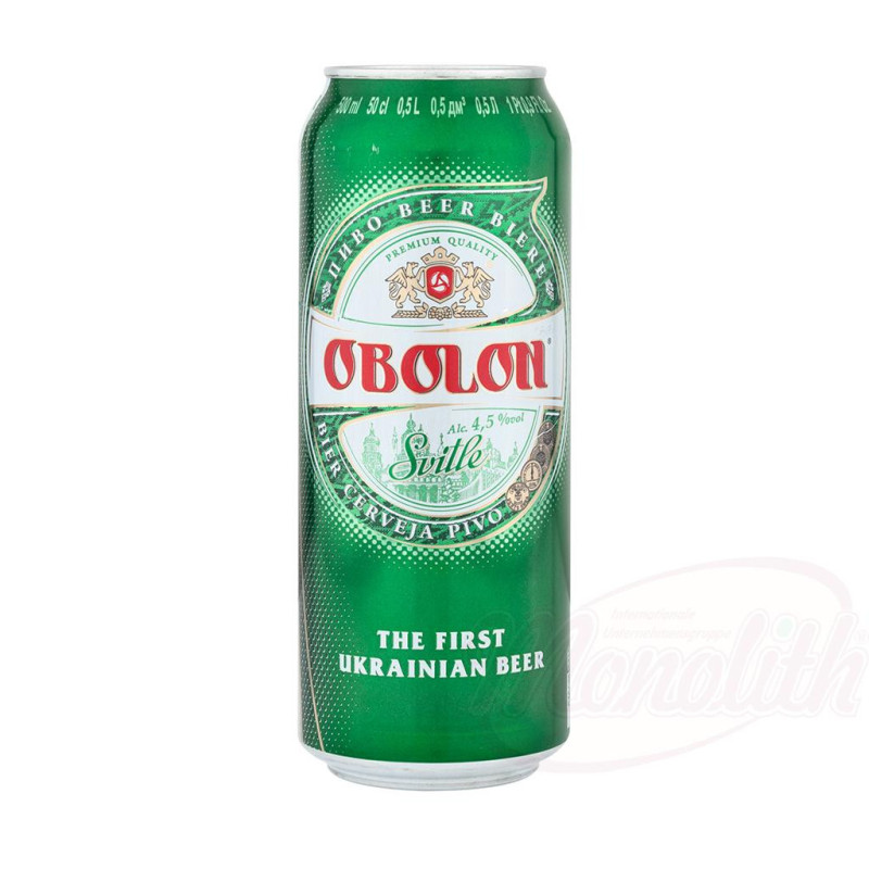 Пиво светлое "Obolon" 4,5% алк