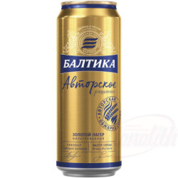 Светлое пиво "Baltika Avtorskoye Reschenie Zolotoj Lager" 4,8% алк
