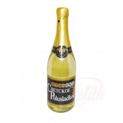 Игристое вино, светлое "Светское полусладкое" 10% алк