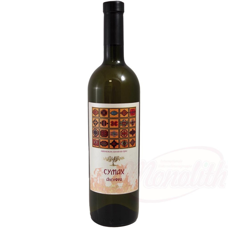 Wein aus Aserbaidschan "Sumakh Akhsufra", weiß, lieblich
