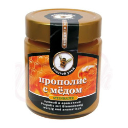 Propolis mit Bienenhonig würzig und aromatisch