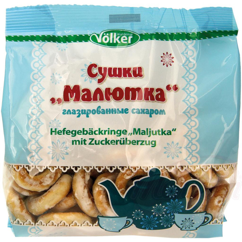 Gebäckringe "Malütka" mit Zuckerüberfüllung