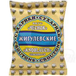 Croutons-Brotsnack mit gerösteter Knoblauchgeschmack