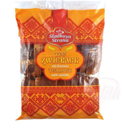 Tee Zwieback mit Rosinen