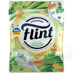 Flint - Snack aus Weizenbrot mit Sauerrahm-Kräuter-Geschmack