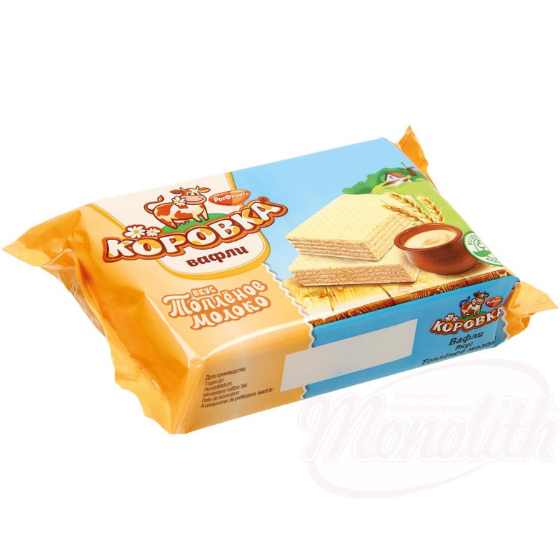 Waffelschnitte mit 75% Cremefüllung mit Milchgeschmack