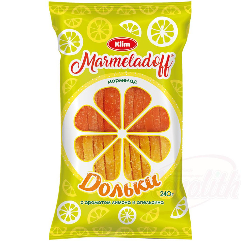Gelee Früchte "Halbe Scheiben" mit Zitronen- und Orangengeschmack