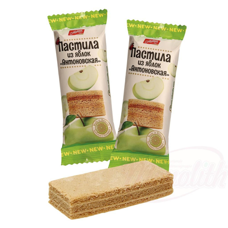 Pastila Süßware auf Apfelpüreebasis