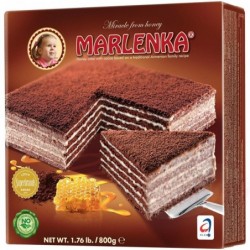 Какао-молочный торт "Марленка"